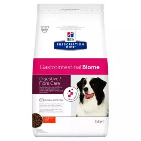 Hills Pescription Diet Canine GI Biome 1,5kg - rostérzékeny, szteroidokra reagáló enteropathi