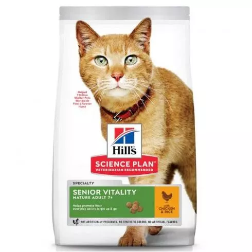 Hills SP Feline Senior Vitality Chicken 1,5kg