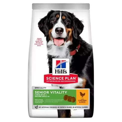 Hills SP Canine Senior Vitality Large breed Chicken 2,5kg