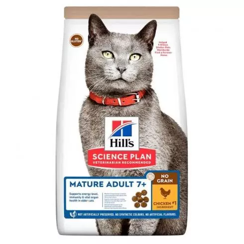 Hills SP Feline Mature Nograin Chicken 1,5kg