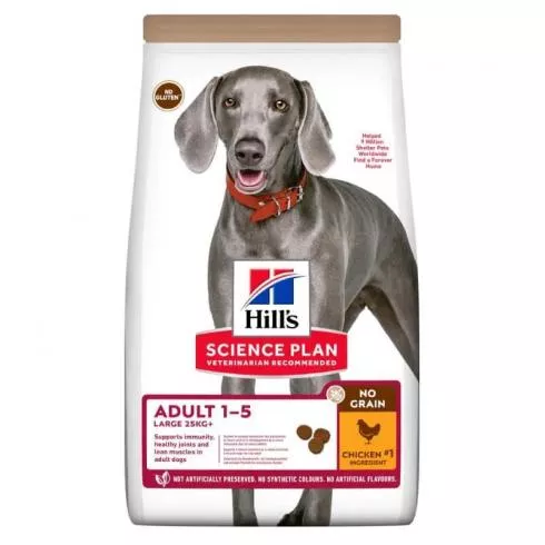 Hills SP Canine Adult Nograin Large breed Chicken 14kg