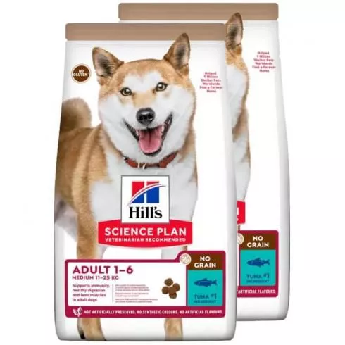 Hill´s Science Plan Canine Adult Nograin Tuna 2x2,5kg