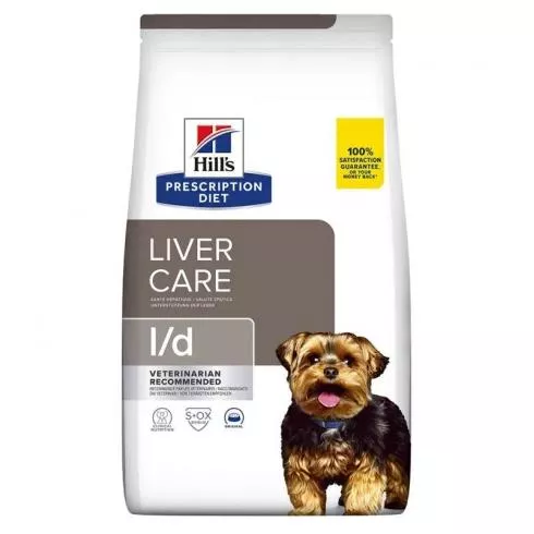 Hills Pescription Diet Canine L/D 10 kg - májbetegségek étrendi kezelés