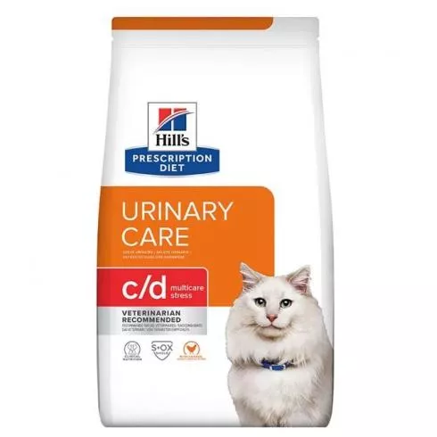 Hills Pescription Diet Feline C/D Multicare Urinary Stress 3 kg - a stressz okozta Idiopatikus