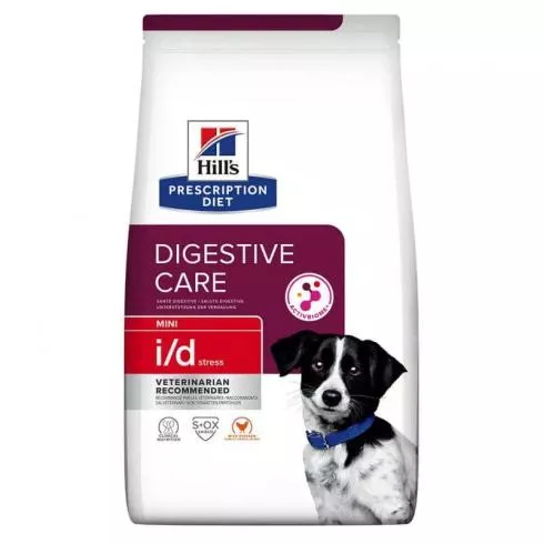 Hills Pescription Diet Canine I/D Sress Mini 1 kg - stresszfaktor okozta gasztrointesztináli