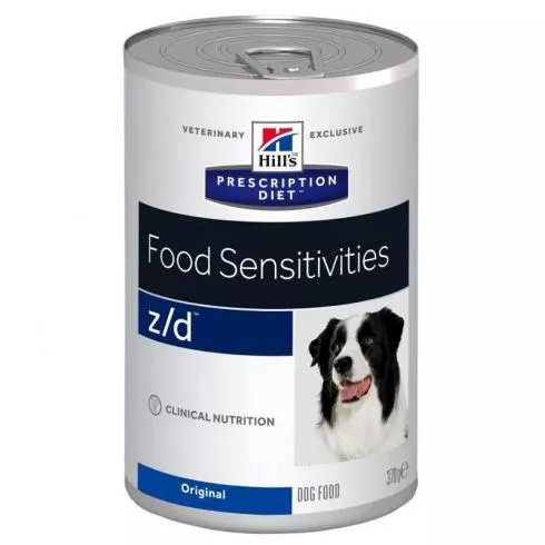 Hills Pescription Diet Canine Z/D Ultra 370 g - táplálékallergia étrendi kezelése,kimutatása el