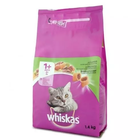 Whiskas száraz 1,4kg bárány