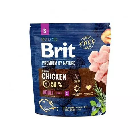 Brit Premium by Nature Adult Small kutyatáp 1kg