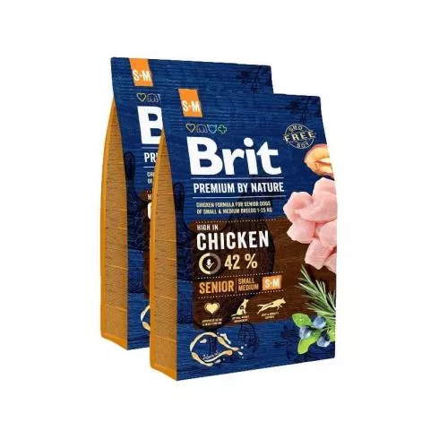 Brit Premium by Nature Senior Small/Medium 2x3kg