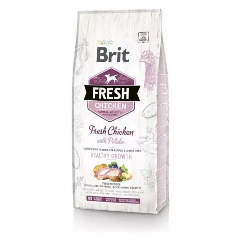 Brit Fresh Chicken with Potato Puppy Healthy Growth 2x12 kg