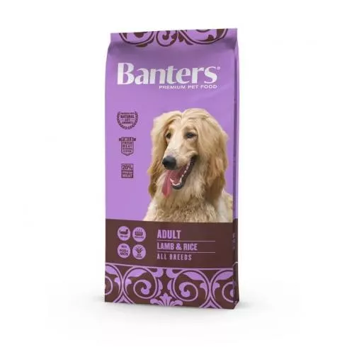 Visán Banters Dog Adult Lamb/Rice száraz kutyatáp bárány, rizs 15kg