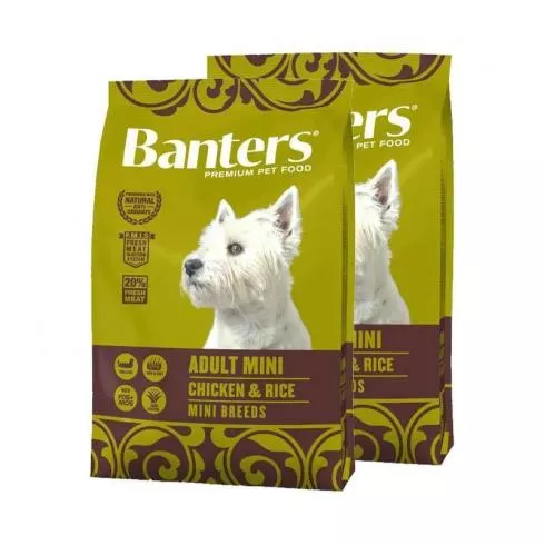 Visán Banters Dog Adult Mini Chicken & Rice 2x3kg