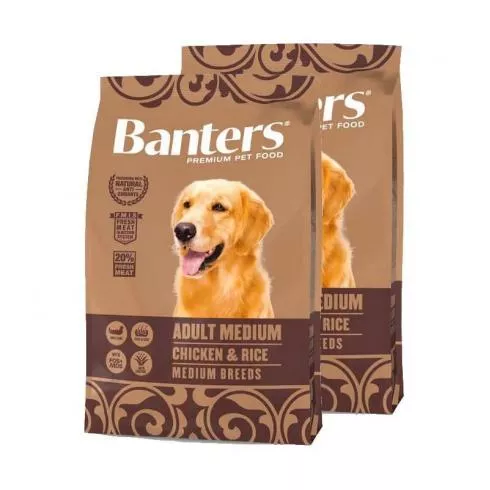 Visán Banters Dog Adult Chicken & Rice 2x3kg