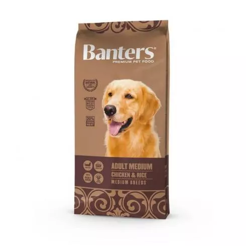 Visán Banters Dog Adult Chicken/Rice száraz kutyatáp csirke, rizs 15kg