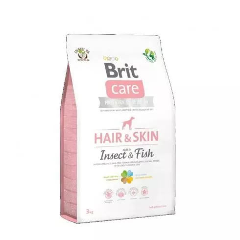 Brit Care Skin & Hair Insect & Fish száraz kutyatáp 3kg