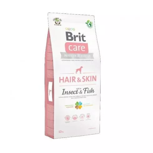 Brit Care Hair & Skin Insect & Fish száraz kutyatáp 12kg