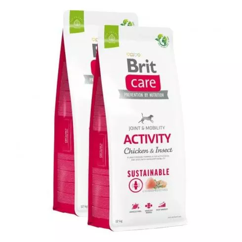 Brit Care Dog Sustainable Activity Chicken & Insect kutyatáp 2x1kg