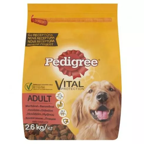 Pedigree száraz marhabaromfi medium 2,6kg