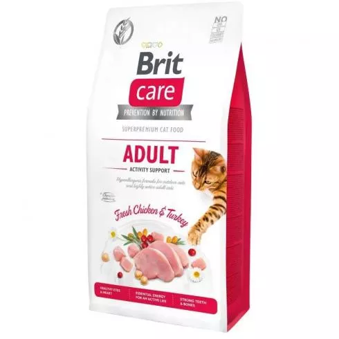 Brit Care Cat Grain Free Adult Activity macskatáp 7kg