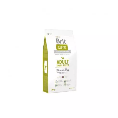 Brit Care Hypo-Allergenic Adult Small Breed Lamb & Rice kutyatáp 7,5 kg