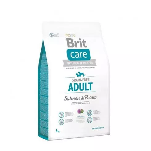 Brit Care Grain-free Adult Salmon & Potato kutyatáp 3 kg