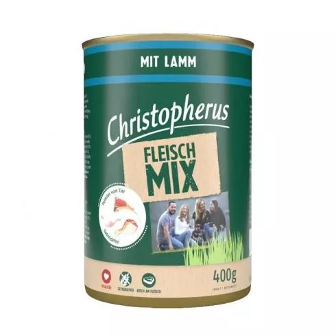 Christopherus Dog konzerv meat mix bárány 400g