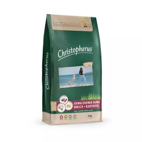 Christopherus Dog Adult Grainfree Szarvas és burgonya Large 4kg