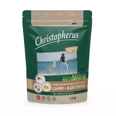 Christopherus Dog Light Grainfree Bárány és burgonya 1,5kg