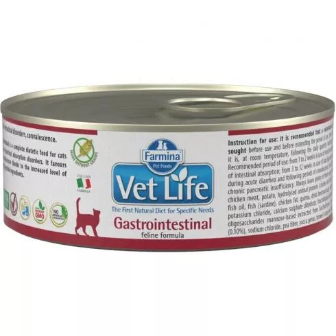 Vet Life Cat Konzerv Gastrointestinal 85g