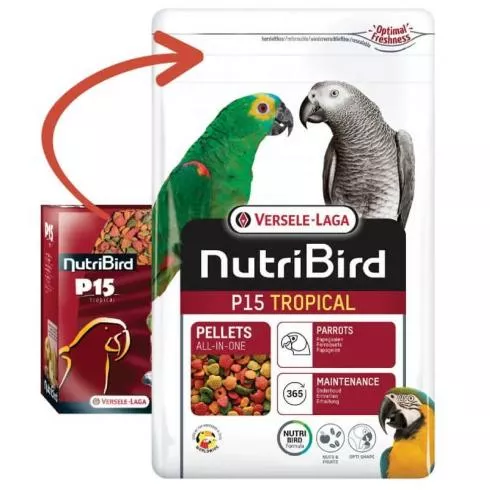 Nutribird P 15 tropical 1kg