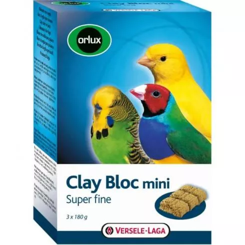 Orlux Clay Bloc Mini agyagtömb Kistestű madaraknak 3x180g