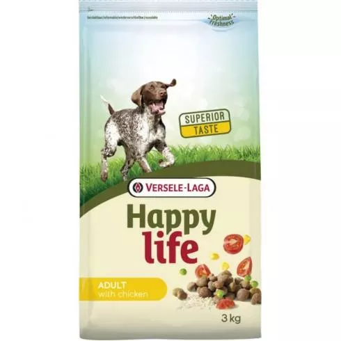 Happy Life Dog Adult Csirke 3kg