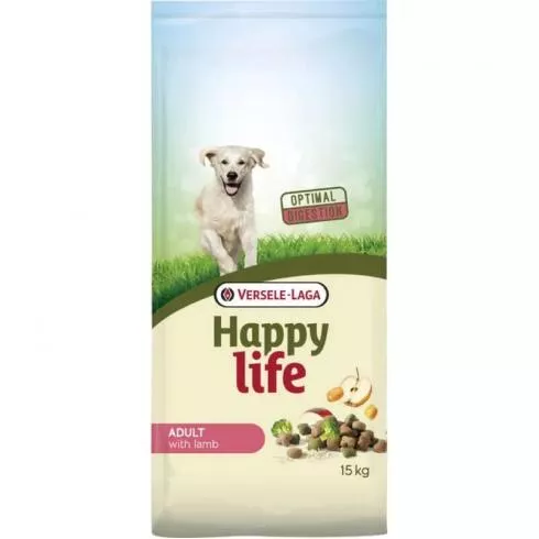 Happy Life Dog Adult Bárány 15kg