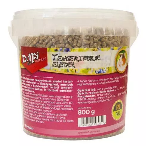 Dolly Premium Tengerimalac Eledel 800g