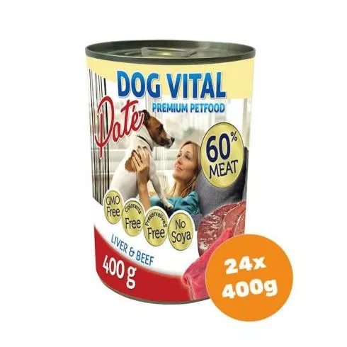 Dog Vital Paté Marha & Máj 24x400g