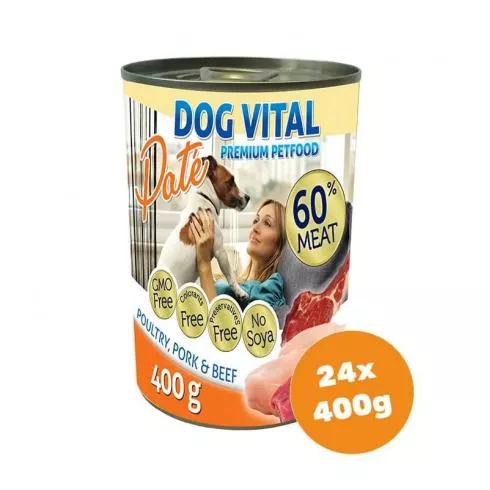 Dog Vital Paté Húsmix 24x400g