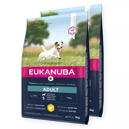 Eukanuba Adult Small 2x3kg