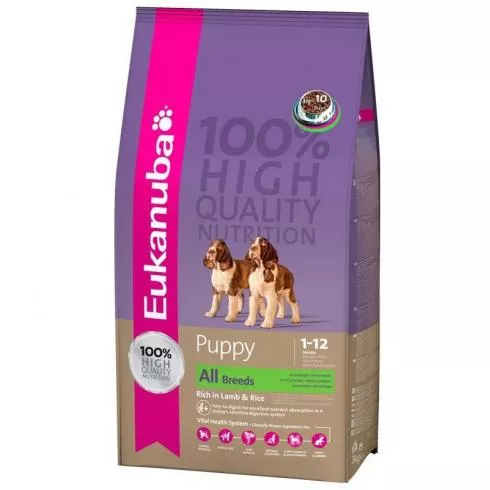 Eukanuba Puppy Lamb & Rice 2x12kg