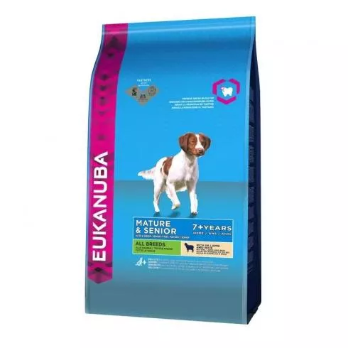 Eukanuba Mature & Senior Lamb & Rice 2x12kg