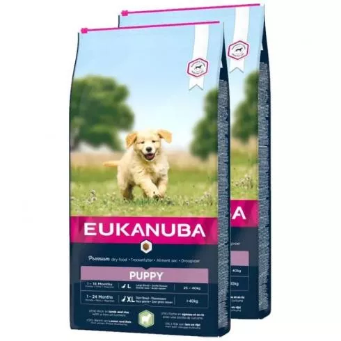 Eukanuba Puppy Large Lamb & Rice 2x12kg