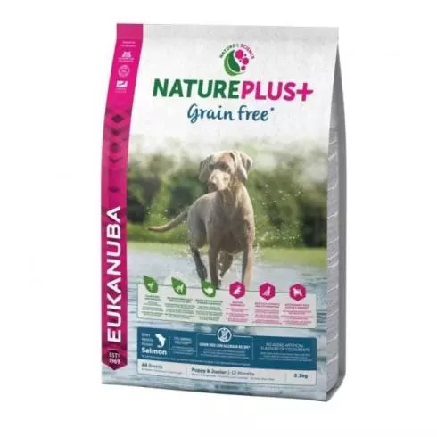 Eukanuba Puppy NaturePlus gabonamentes salmon 2,3kg