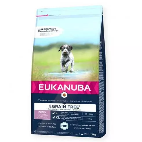 Eukanuba Puppy & Junior Grain Free Large Ocean Fisch 3kg