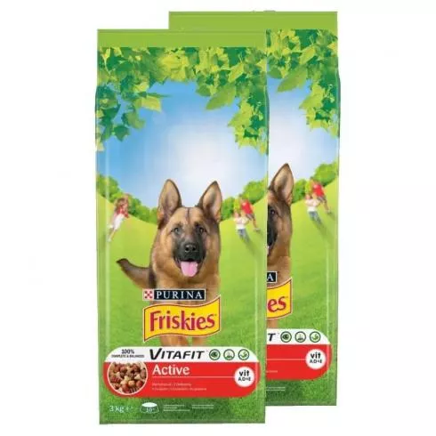 Friskies Száraz Kutya Active 2x3kg