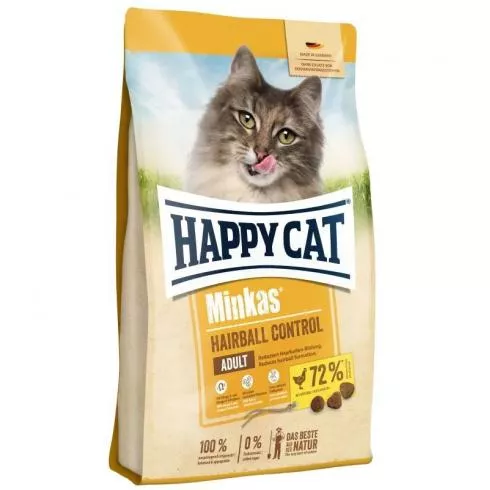 Happy Cat Minkas Hairball Controll Baromfi macskatáp 1,5kg