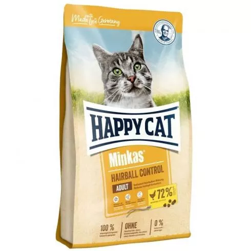 Happy Cat Minkas Hairball Controll Baromfi macskatáp 1,5kg