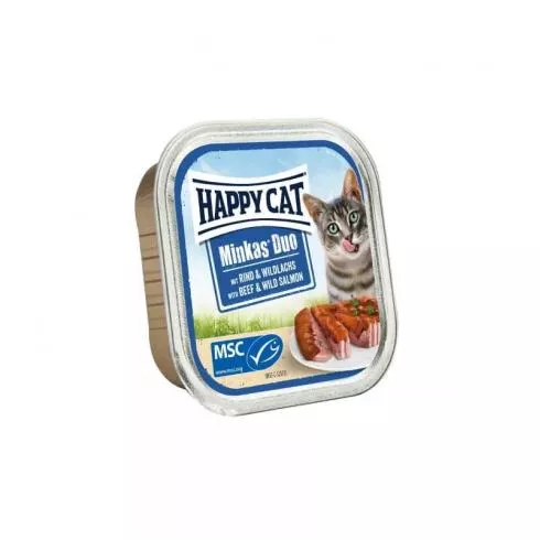 Happy Cat Minkas Duo Marha-Vadlazac 12X100g