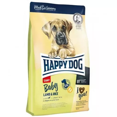 Happy Dog Babygiant Lamm/Rice kutyatáp 15kg