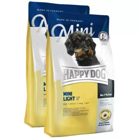 Happy Dog Mini Light Low Fat 2x1kg