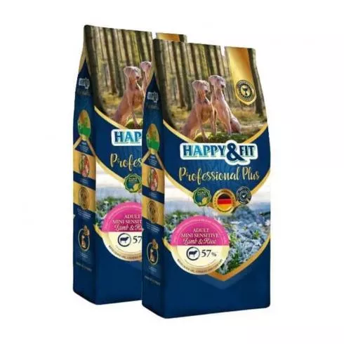 Happy&Fit Professional Plus Adult Mini Sensitive Lamb & Rice 2x18kg