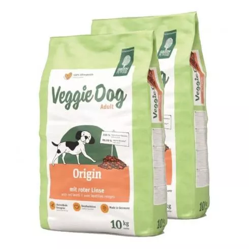 Green Petfood VeggieDog Origin 2x10kg